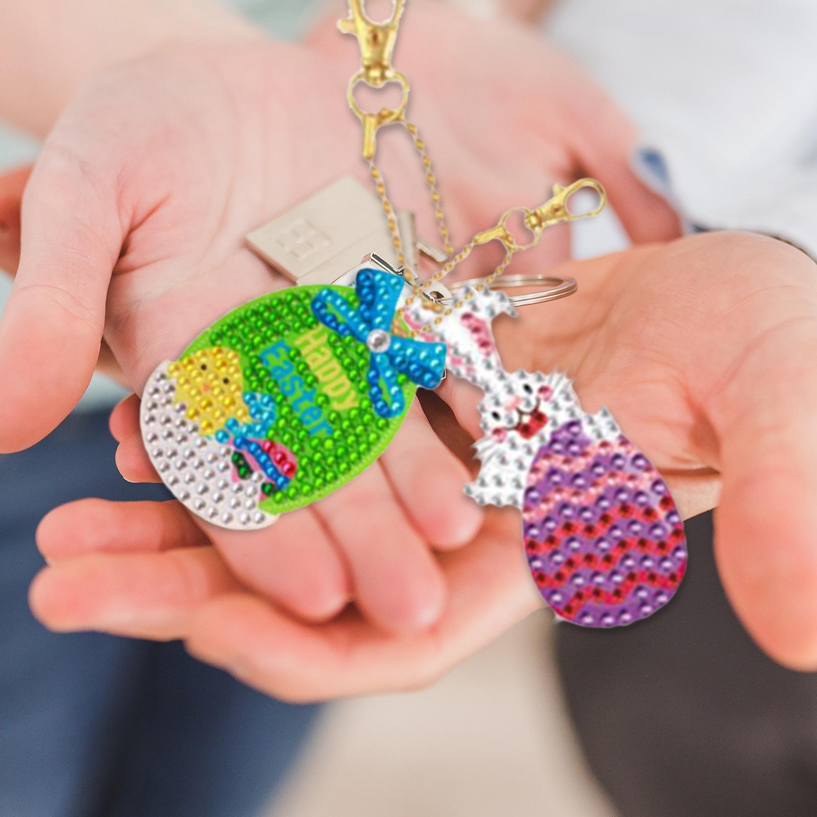 DIY Diamond Painting Keychain  - Resin Art Keychain Design recension och pris