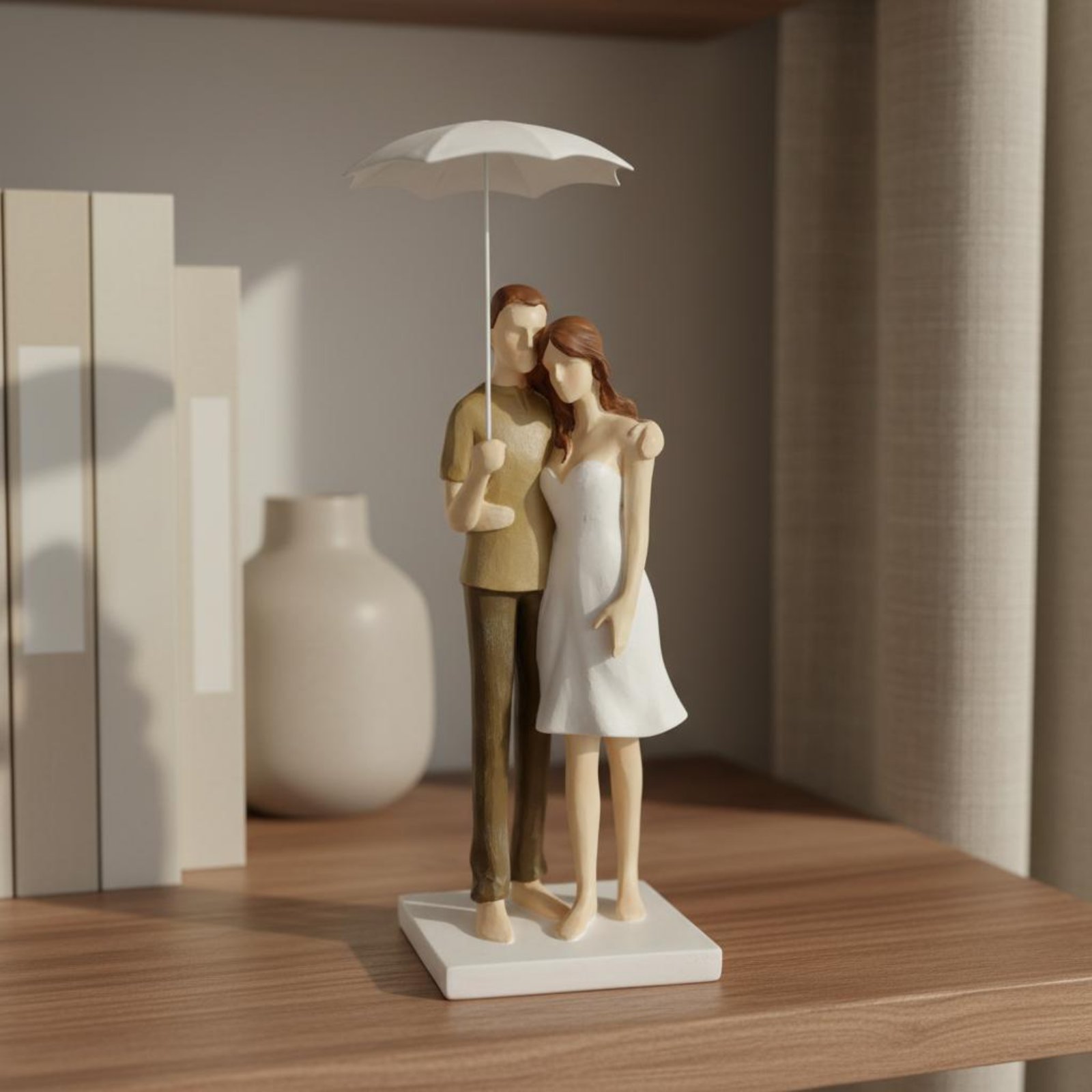 Couple Under Umbrella Decorati - Resin Art Design For Wedding recension och pris