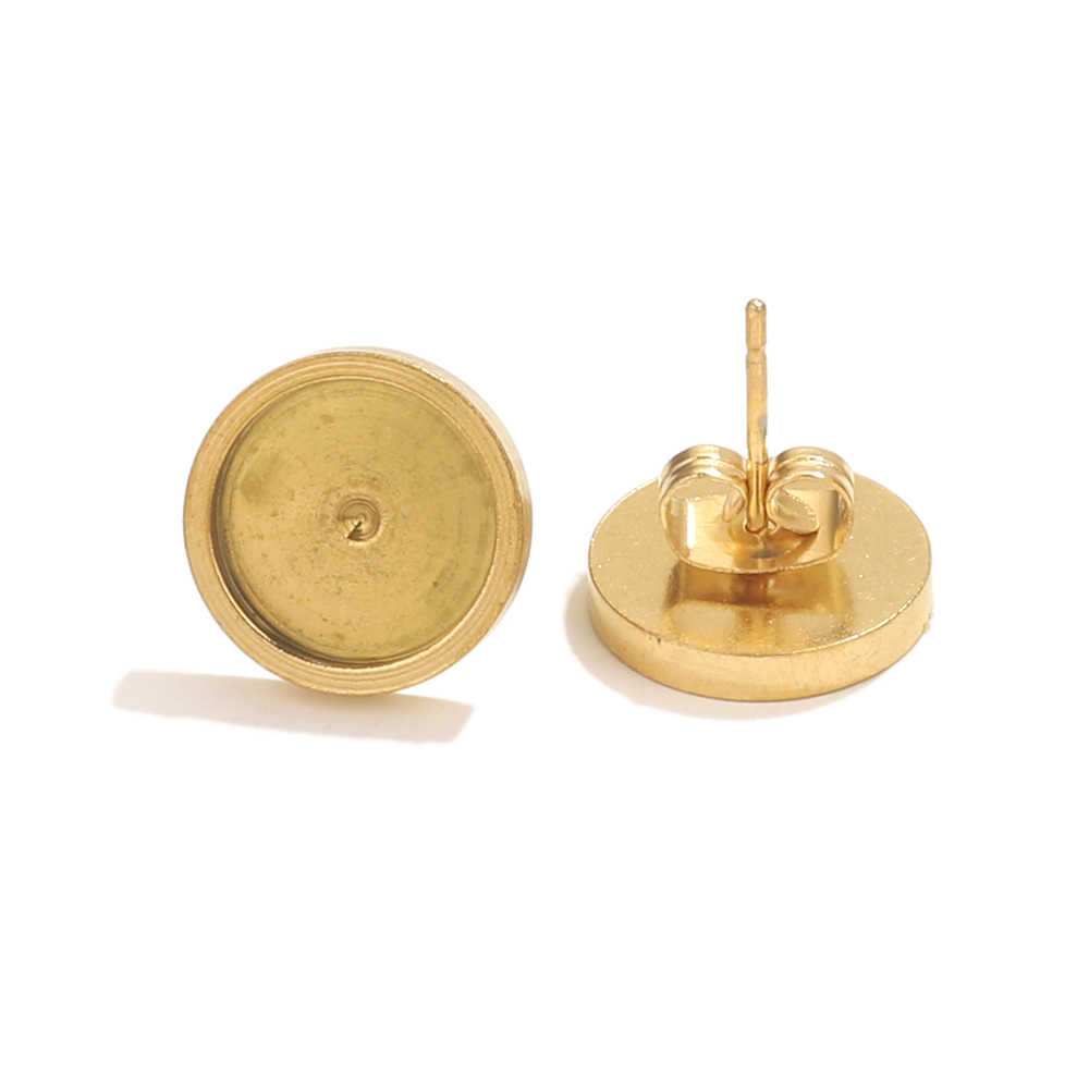 10pcs Stainless Steel Gold Ear - Resin Art Jewelry Kit recension och pris